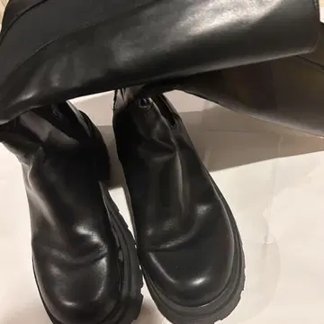 page boy 사이드 고어 롱 부츠