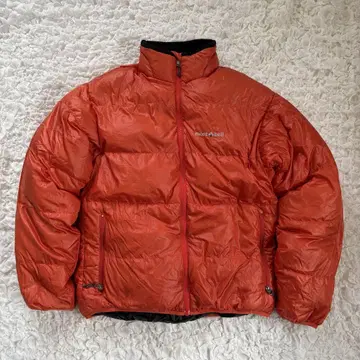 90s 몽벨 알파인 다운 자켓 오렌지 S