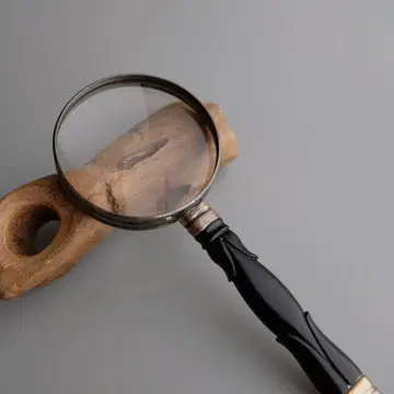 925 순은 (각인 있음) + 셀룰로이드제 유럽산 앤티크 돋보기