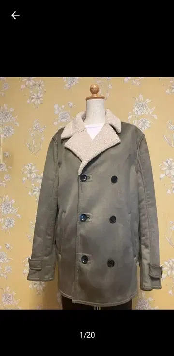 ZARA 자라 보아 자켓 페이크 무스탕 하프 코트 M 사이즈