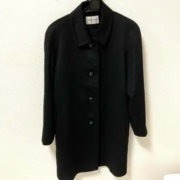 캐시미어 100% 롱 코트 블랙 M~L 캐시미어 코트