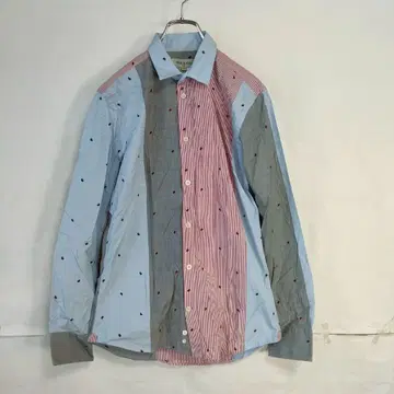 PAUL&JOE 폴앤조 긴팔 셔츠 캐주얼 스카이블루 그레이 XS