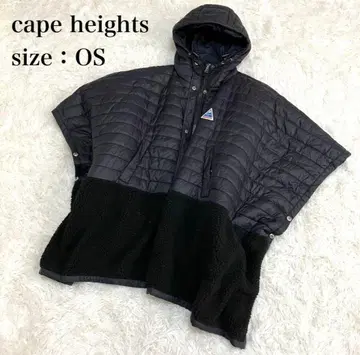 cape heights 퀼팅 판초 자켓 OS
