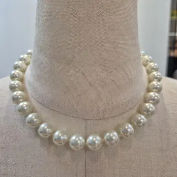 화이트 펄 목걸이 Harrods