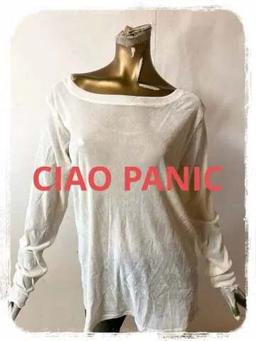 T19501 새상품 CIAOPANIC 시어 플로키 벨로아 메로 탑