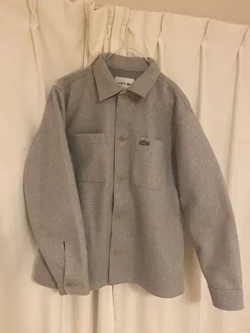 LACOSTE 그레이 셔츠 자켓