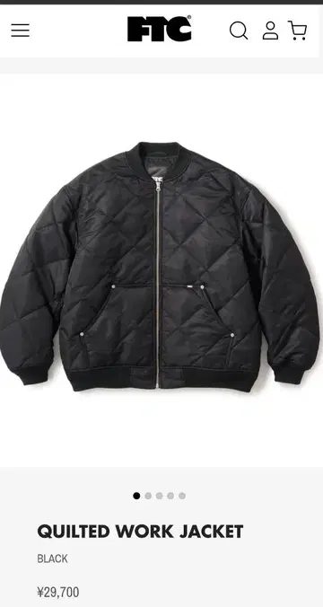 QUILTED WORK JACKET XL