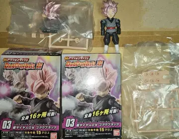 66액션 돌진 드래곤볼 초 오공 블랙 로제 2개