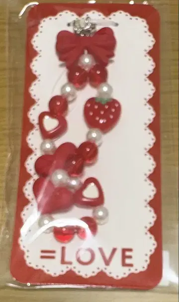 =LOVE 특별 의상 모티브 비즈 스트랩