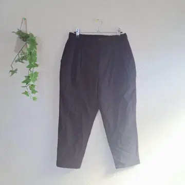 BROWNY 블랙 팬츠(S) / 캐주얼 심플 모노톤
