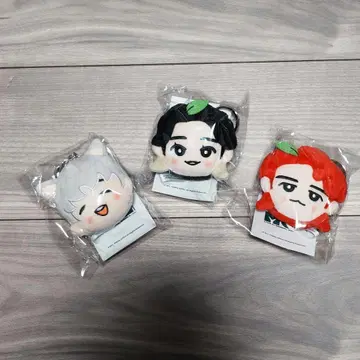 [ 미사용 새상품 ] Mrs. GREEN APPLE 봉제 인형 키링 세트
