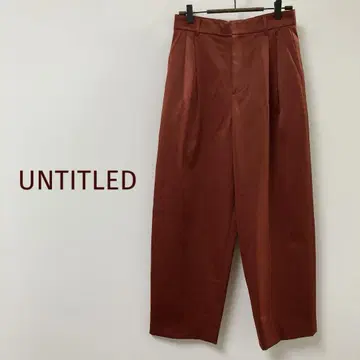 [ 새상품 ] 언타이틀 UNTITLED 컬러 턱 팬츠 M ( 2 )