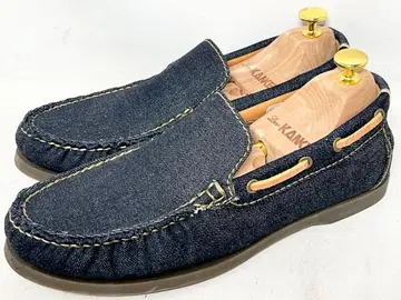 고품질 REGAL STANDARDS 25.5 데님 슬립온 신발