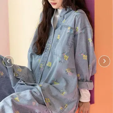 니코앤드 WORK BIG DENIM SHIRT 데님 셔츠