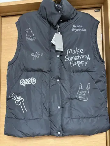 Alley by w closet 오버 사이즈 다운 베스트