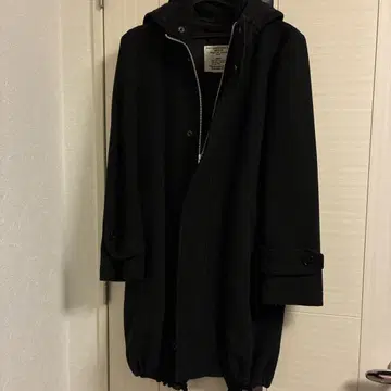 ZUCCA 주카 블랙 롱 코트 TYPE ZU-83