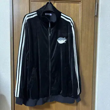PUNYUS 블랙 집업 자켓 물고기 자수