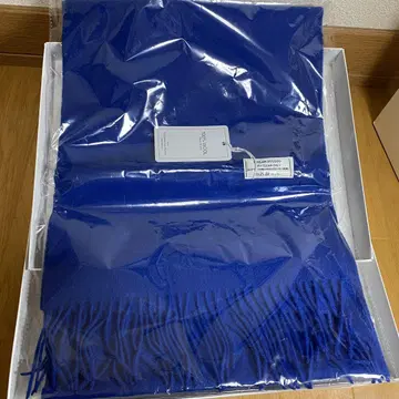 100% 울 파랑 머플러