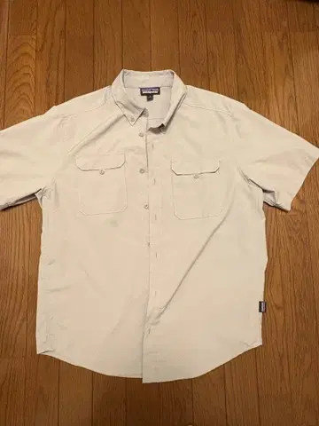 patagonia 반팔 워크 셔츠 M 베이지