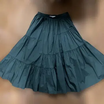 미나 페르호넨 nubes 코튼 실크 랜덤 개더 스커트 사이즈 38