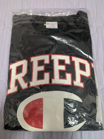 CreepyNuts Champion 블랙 T셔츠 XL 사이즈