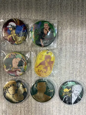 ONEPIECE 원피스 캔뱃지 키링 로, 조로, 이조