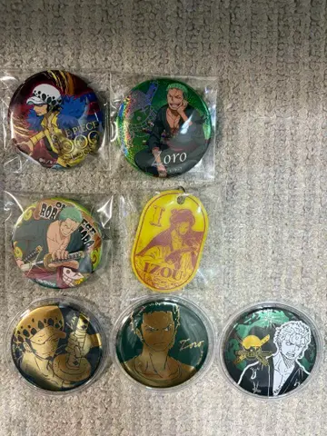 ONEPIECE 원피스 캔뱃지 키링 로, 조로, 이조