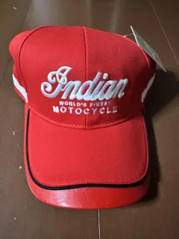 Indian 빨간색 캡 프리 사이즈