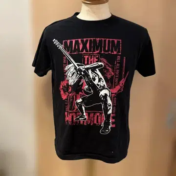 MAXIMUM THE HORMONE 티셔츠 블랙