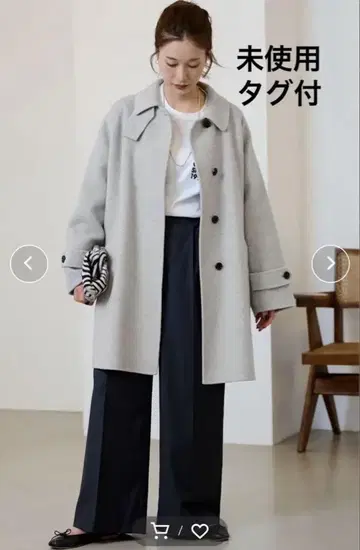 미사용 택 포함 리버벌 컬러 숏코트