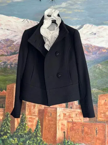 쿠 드 샹스 트위드 자켓