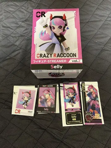 GiGO CRAZY RACCOON 피규어 Selly 책갈피 사진 포함