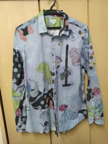 Paul Smith 아트 프린트 긴팔 셔츠 L