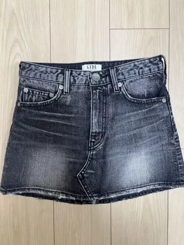 GYDA 그레이 데님 미니 스커트