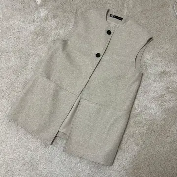 ZARA 베스트 슬리브리스 베스트 베이지 XA