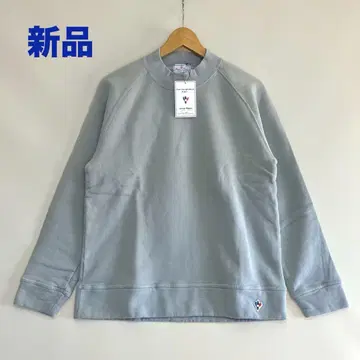 새상품 Arvor Maree Mock Neck Sweat 블루 그레이 M