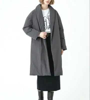 [새상품급] allureville 숄카라 패딩 코트