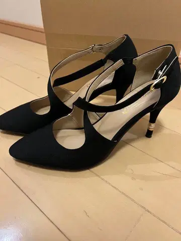 프리미어 코스메 블랙 하이힐 (M)
