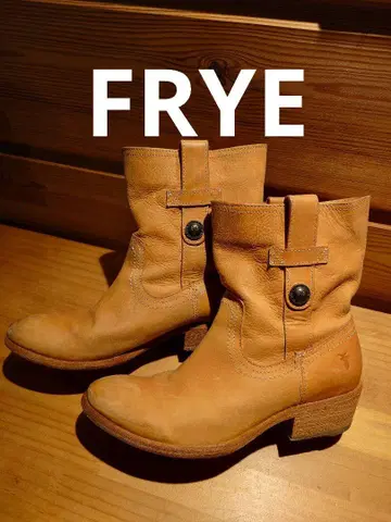 FRYE 플라이 웨스턴 부츠 가죽 신발 7B
