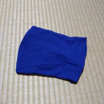 파란색 넥 면 100