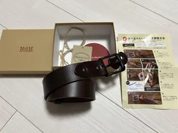 벨트 NdH 호윈사 크롬엑셀 일본제 35mm 폭 천연 가죽