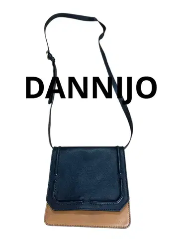 DANNIJO 숄더백 사선 가케 블랙