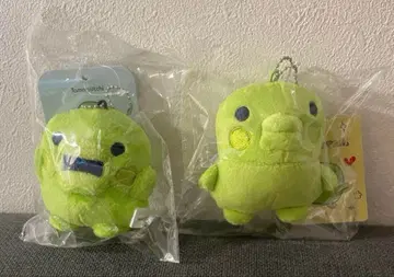 한국 한정판 쿠치파치 2세트 봉제 인형 키체인 2세트