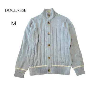 [ 두클라쎄 ] DOCLASSE 리브 긴팔 가디건 M 사이즈