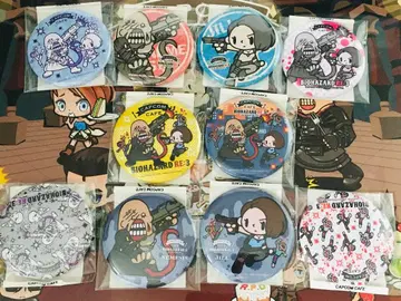 BIOHAZARD RE:3 바이오하자드 캡콤 카페 캔뱃지 전 10종