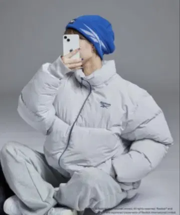 CIAOPANIC TYPY x Reebok 화이트 다운 자켓 M