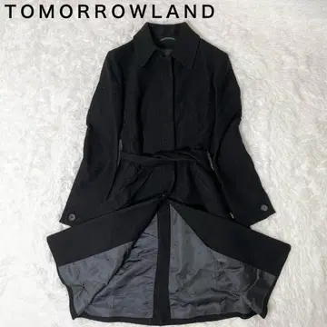 투모로우랜드 컬렉션 롱 코트 맥시 길이 38 M 블랙 블랙