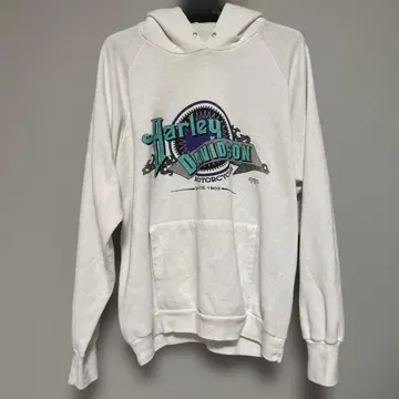 빈티지 Harley Davidson 후드티 xl 레어 3d 엠블럼 90s