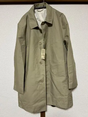 새상품 MUJI 무인양품 스텐카라 코트 M 라이트 베이지