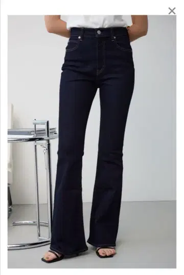 AZUL DENIM 플레어 데님 S one wash